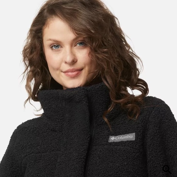 Columbia Panorama Sherpa Fleece Long Jacket - Picture 2 of 6